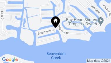 Map of 1801 Boat Point Drive, Point Pleasant NJ, 08742