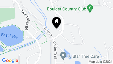 Map of 4843 Country Club Way, Boulder CO, 80301