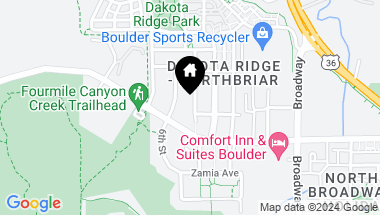 Map of 4859 Fountain St, Boulder CO, 80304