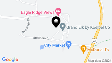 Map of 160 Buckhorn Circle, Granby CO, 80446