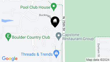 Map of 5076 Buckingham Rd, Boulder CO, 80301