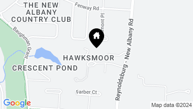 Map of 6 Hawksmoor Drive, New Albany OH, 43054
