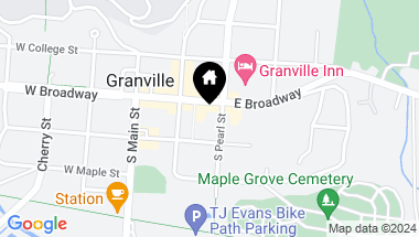 Map of 233 E Broadway, Granville OH, 43023