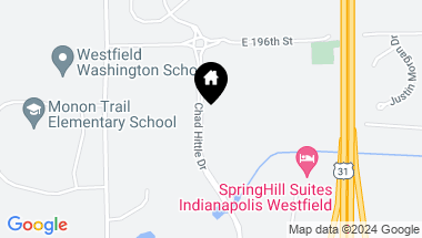 Map of 19499 Chad Hittle Drive, Westfield IN, 46074