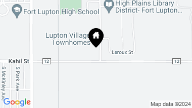 Map of 503 S Rollie Ave 11B, Fort Lupton CO, 80621