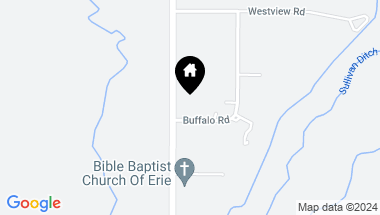 Map of 5113 Buffalo Rd, Erie CO, 80516