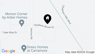 Map of 103 Chatham Brook Drive, Westfield IN, 46074