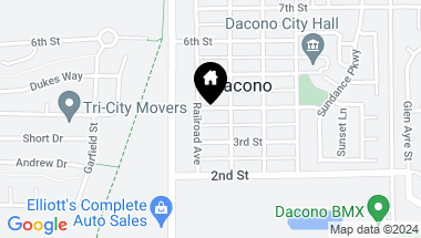 Map of 112 4th St, Dacono CO, 80514