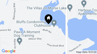 Map of 201 Bluffs Circle Unit: B, Noblesville IN, 46062