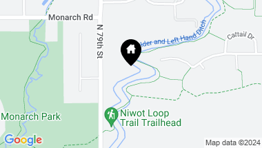 Map of 6487 Cherry Ct, Niwot CO, 80503