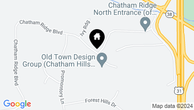 Map of 1301 Chatham Ridge Court, Westfield IN, 46074