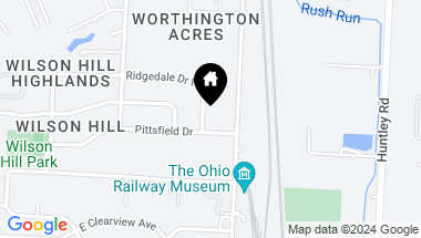 Map of 1136-1142 Eastfield Road, Worthington OH, 43085