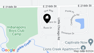 Map of 5632 Buck Drive, Noblesville IN, 46062