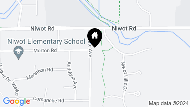 Map of 6898 Paiute Ave, Niwot CO, 80503