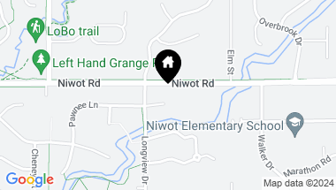 Map of 8568 Foxhaven Dr, Niwot CO, 80503
