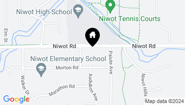 Map of 8990 Niwot Rd, Niwot CO, 80503
