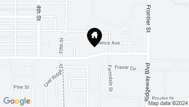 Map of 629 Mcclure Avenue, Firestone CO, 80520