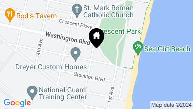 Map of 904 2nd Avenue, Sea Girt NJ, 08750