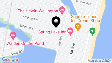Map of 208 Salem Avenue, Spring Lake NJ, 07762