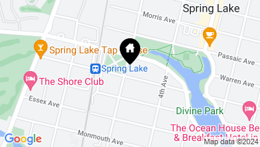 Map of 424 Mercer Avenue, Spring Lake NJ, 07762