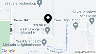 Map of 5588 Cottontail Dr, Longmont CO, 80503