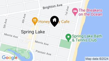 Map of 111 Washington Avenue, Spring Lake NJ, 07762