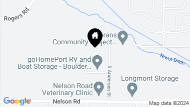 Map of 451 S Andersen St, Longmont CO, 80503