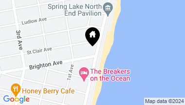 Map of 1703 Ocean Avenue, Spring Lake NJ, 07762