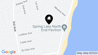 Map of 30 Ludlow Avenue, SUMMER, Spring Lake NJ, 07762