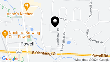 Map of 188 Chedworth Row, Powell OH, 43065