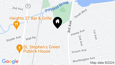 Map of 323 South Boulevard, Spring Lake NJ, 07762