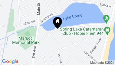 Map of 227 Lorraine Avenue, Spring Lake NJ, 07762