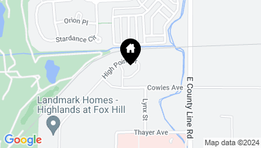 Map of 405 Overbrook Ln, Longmont CO, 80504