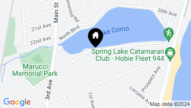 Map of 65 South Boulevard, Spring Lake NJ, 07762