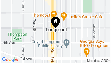 Map of 464 Main St, Longmont CO, 80501