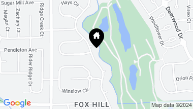 Map of 6042 Fox Hill Dr, Longmont CO, 80504