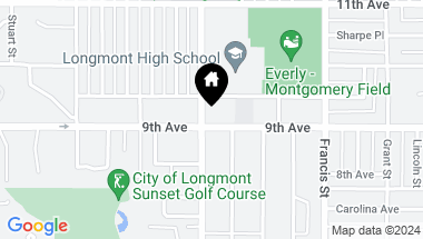 Map of 1710 9th Avenue, Longmont CO, 80501