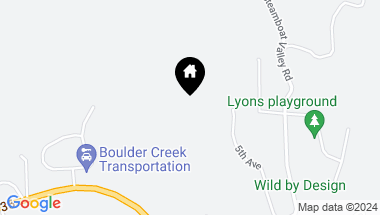 Map of 1117 5th Ave, Lyons CO, 80540