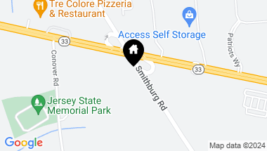 Map of 379 Woodville Road, Millstone NJ, 08535