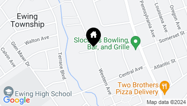 Map of 51 Brenwal Ave, Ewing NJ, 08618