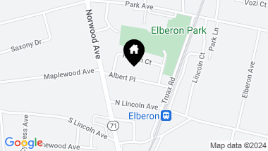 Map of 237 Albert Place, Elberon NJ, 07740