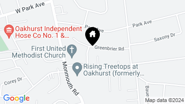 Map of 12 Greenbrier Road, Oakhurst NJ, 07755