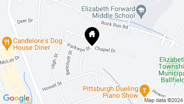 Map of 205 Parkwyn Drive, Elizabeth Twp / Boro PA, 15037