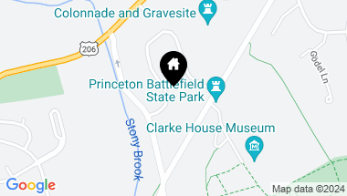 Map of 176 Parkside Dr, Princeton NJ, 08540