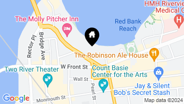 Map of 28 Riverside Avenue, 3M, Red Bank NJ, 07701