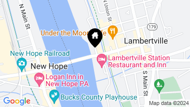 Map of 5 Lambert Ln, Lambertville City NJ, 08530
