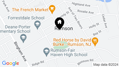 Map of 113 E River Road, A1, Rumson NJ, 07760
