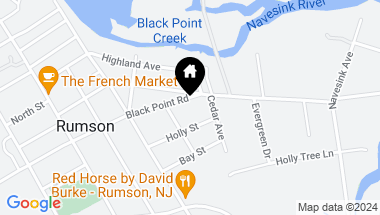 Map of 121 Black Point Road, Rumson NJ, 07760