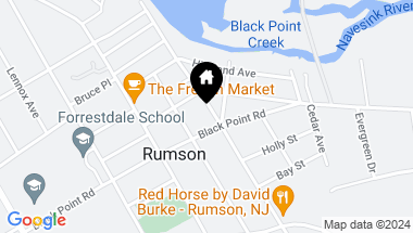 Map of 60 Avenue Of Two Rivers, Rumson NJ, 07760