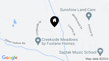 Map of 259 Creekside Drive, Oakdale PA, 15071